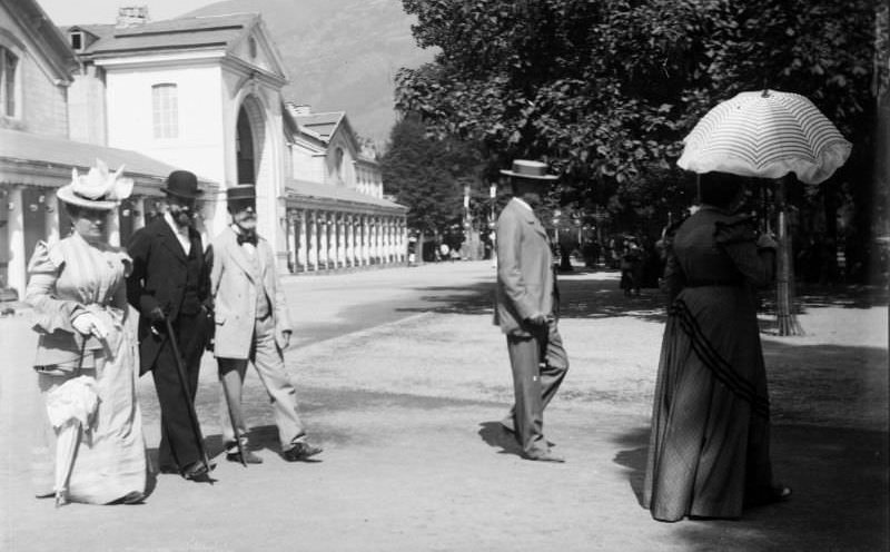 Stunning Historical Photos of Luchon, France from the late 19th Century that offers a Glimpse into Everyday Life