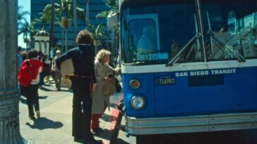 San Diego Bus system 1970s