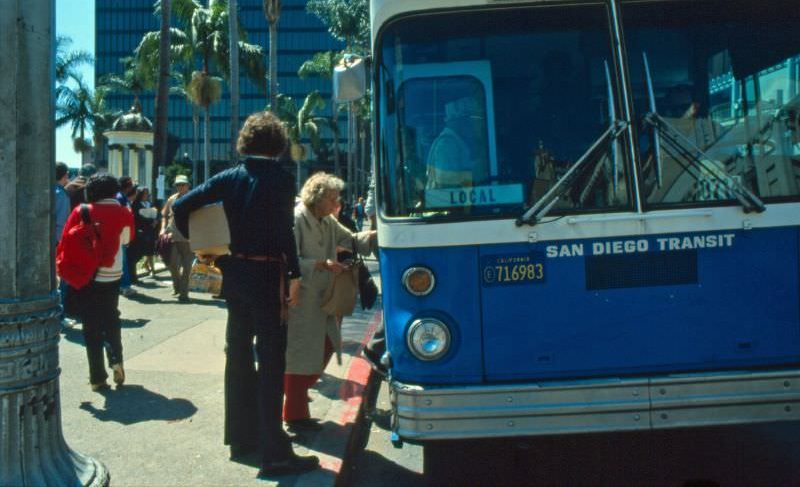 San Diego Bus system 1970s