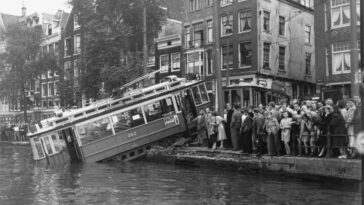 Trams accidents in Amsterdam 1950s-1990s