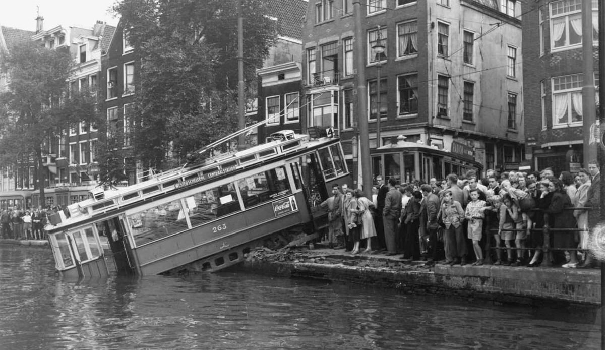 Trams accidents in Amsterdam 1950s-1990s