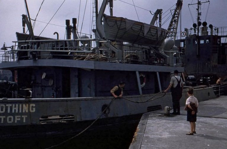 Vessel at Lowestoft, Suffolk