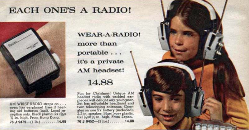 Interesting Vintage Ads of Headphones from the 1950s