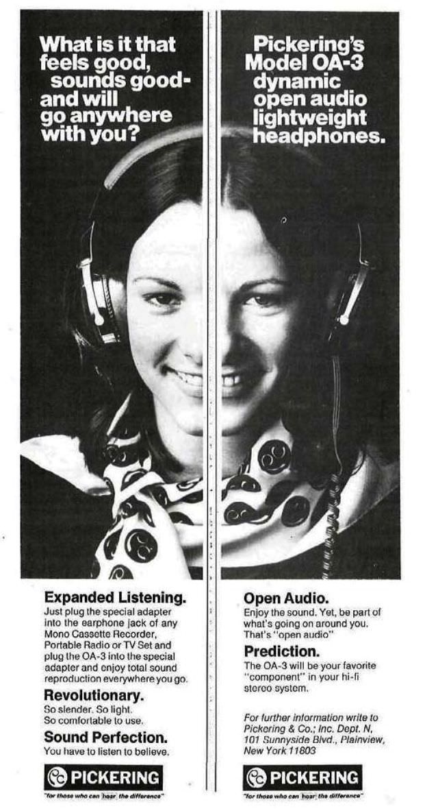 Interesting Vintage Ads of Headphones from the 1950s