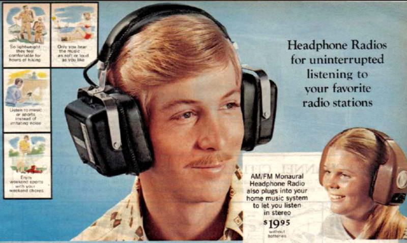 Interesting Vintage Ads of Headphones from the 1950s