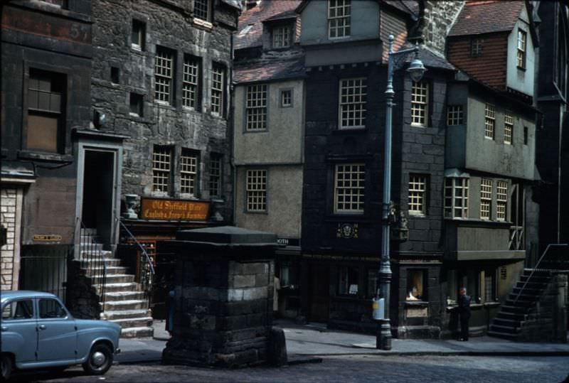 John Knox’s house on High Street, Edinburgh, 1960s
