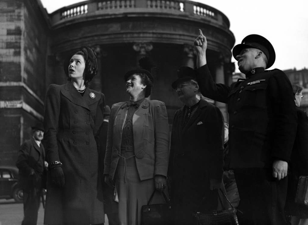 Miss Margaret Bondfield at Broadcasting House with actress Deborah Kerr and Mrs Elsie May Crump, 1946