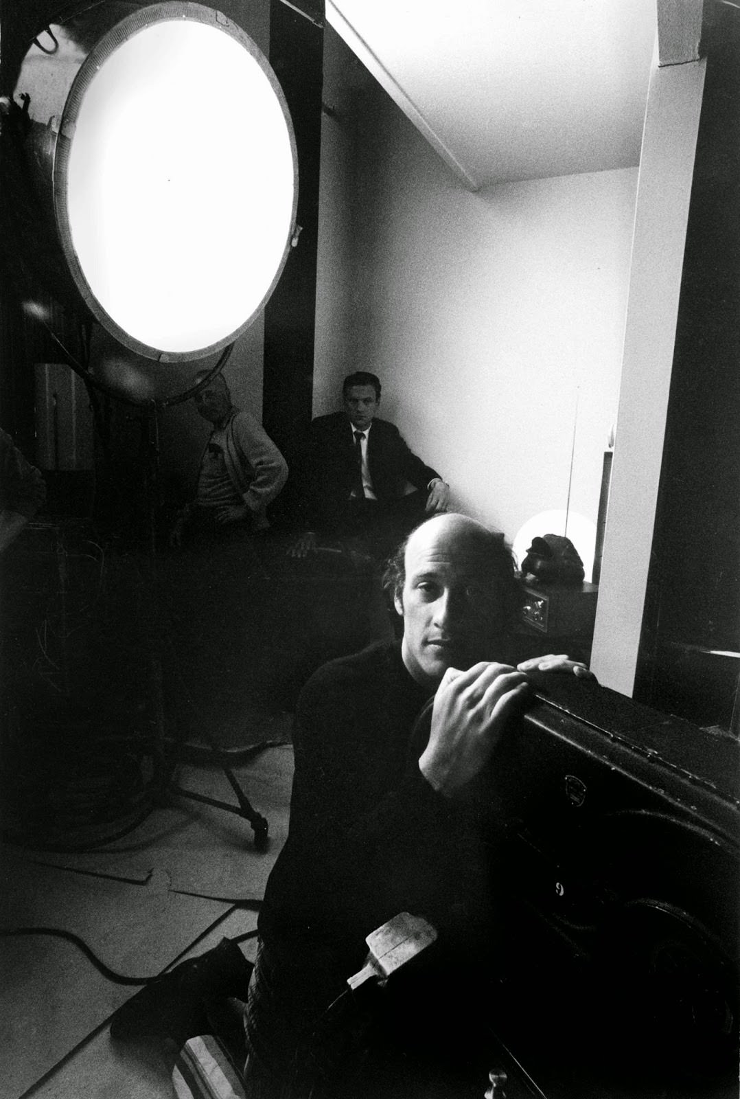Director Richard Lester on the set of "Petulia" in San Francisco, 1967