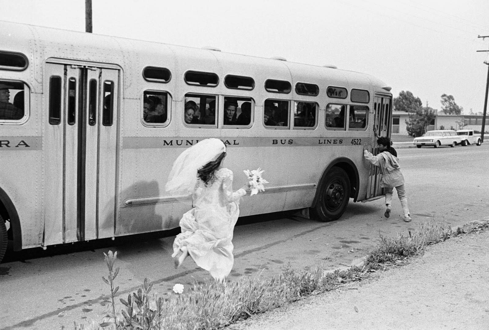 Dustin Hoffman and Katharine Ross make a run for it in "The Graduate," 1967