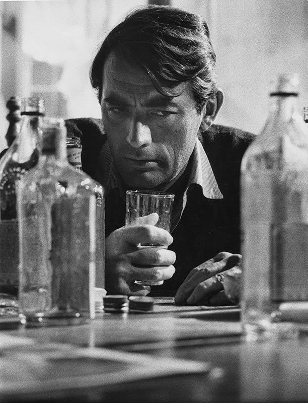 Gregory Peck on set of "Beloved Infidel," 20th Century Fox, 1959