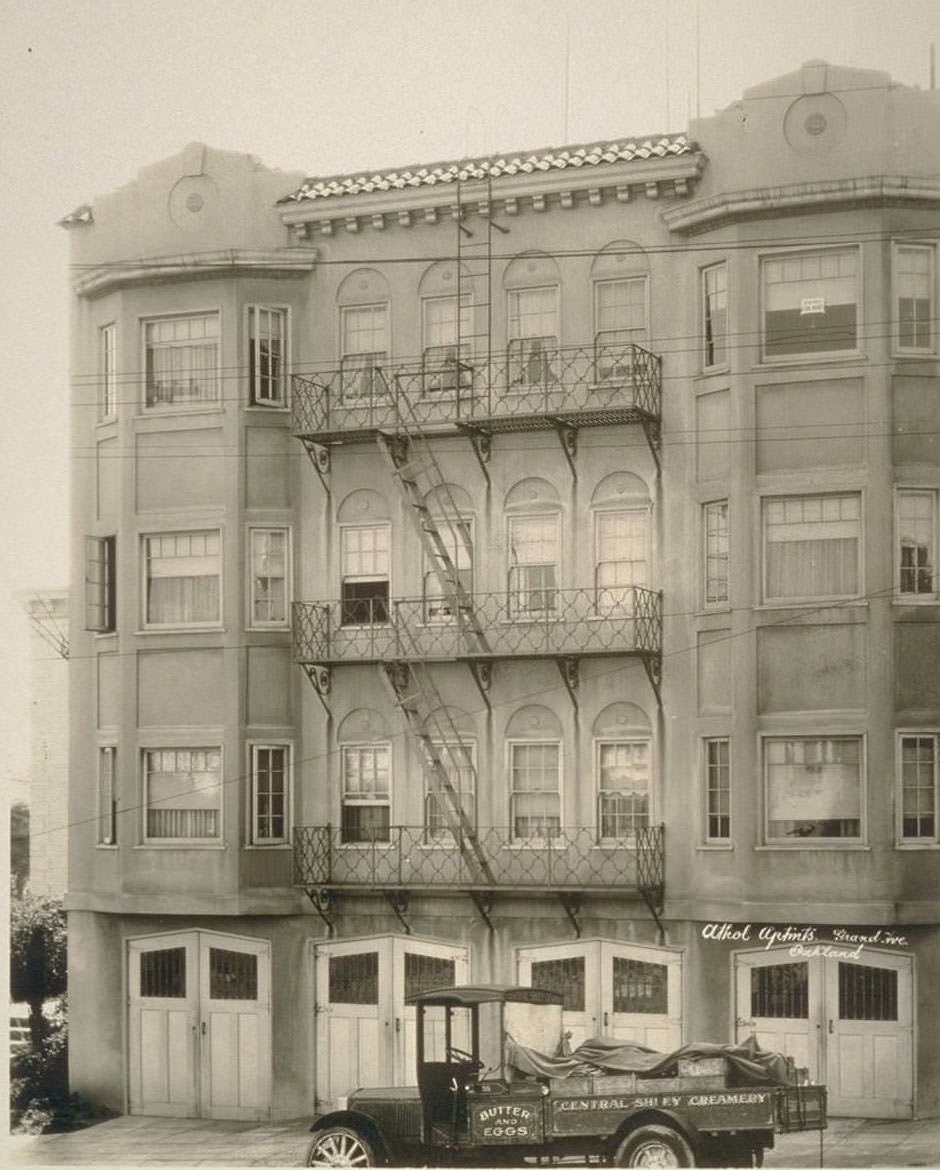 Athol Aptmts. Grand Ave, 1930s