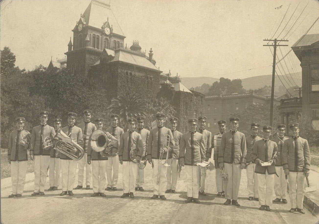 Brass band. University of California, Berkeley, 1930s