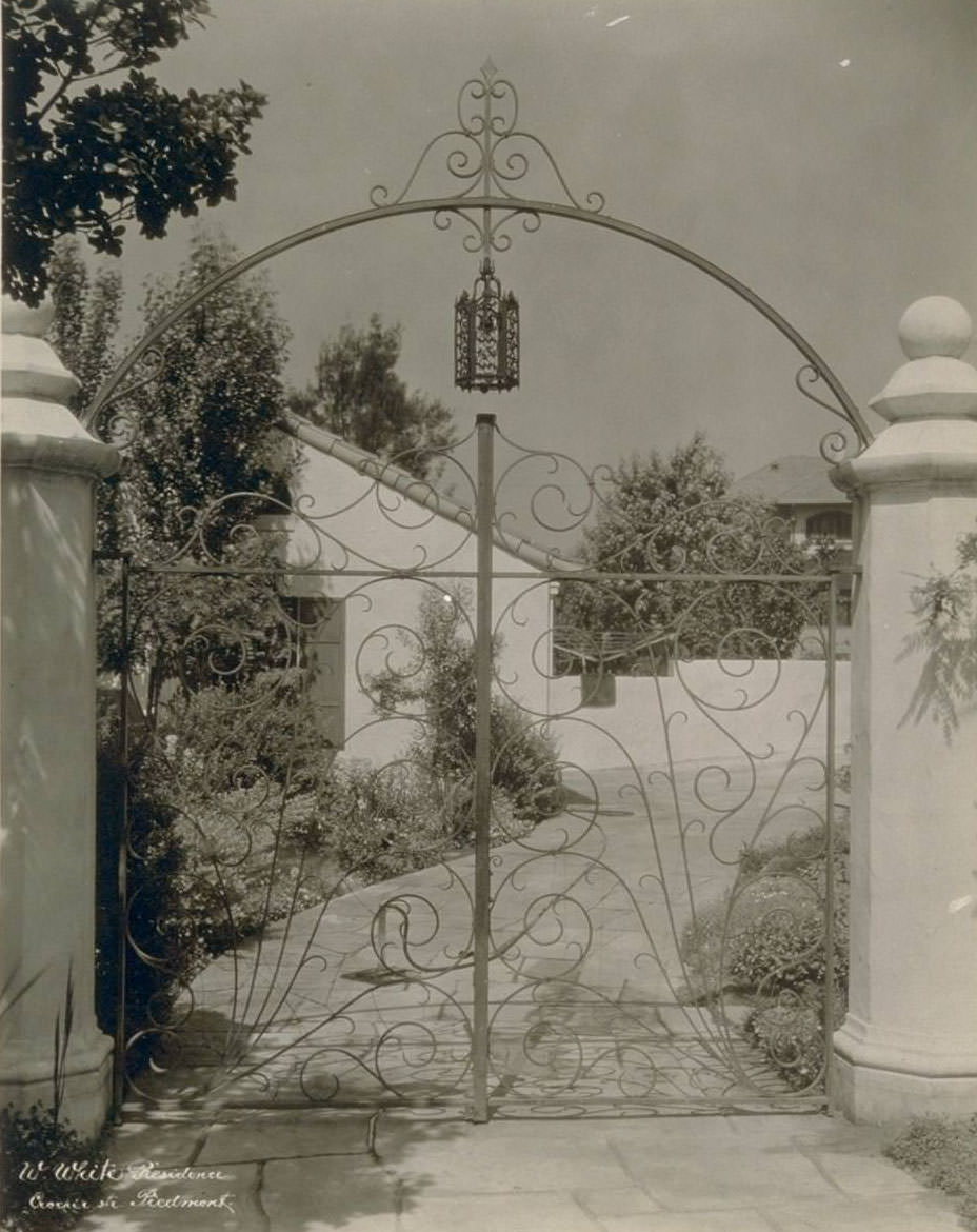 W. White Residence. Crocker St., Piedmont, 1910s