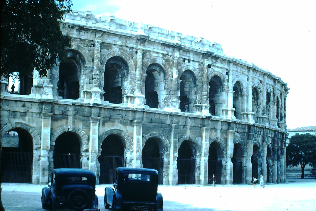 Les Arenes Nimes, France, 1953