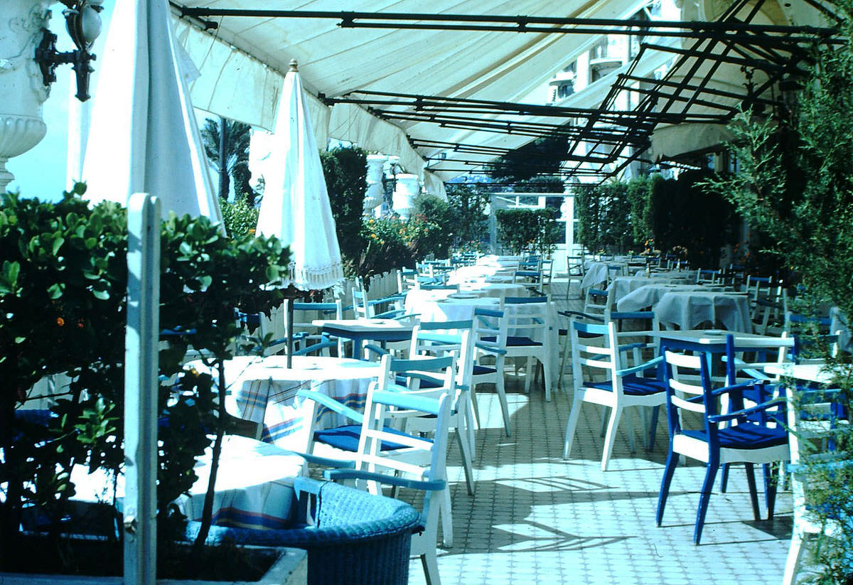 Veranda-Hotel Negrsco, Nice, France, 1953