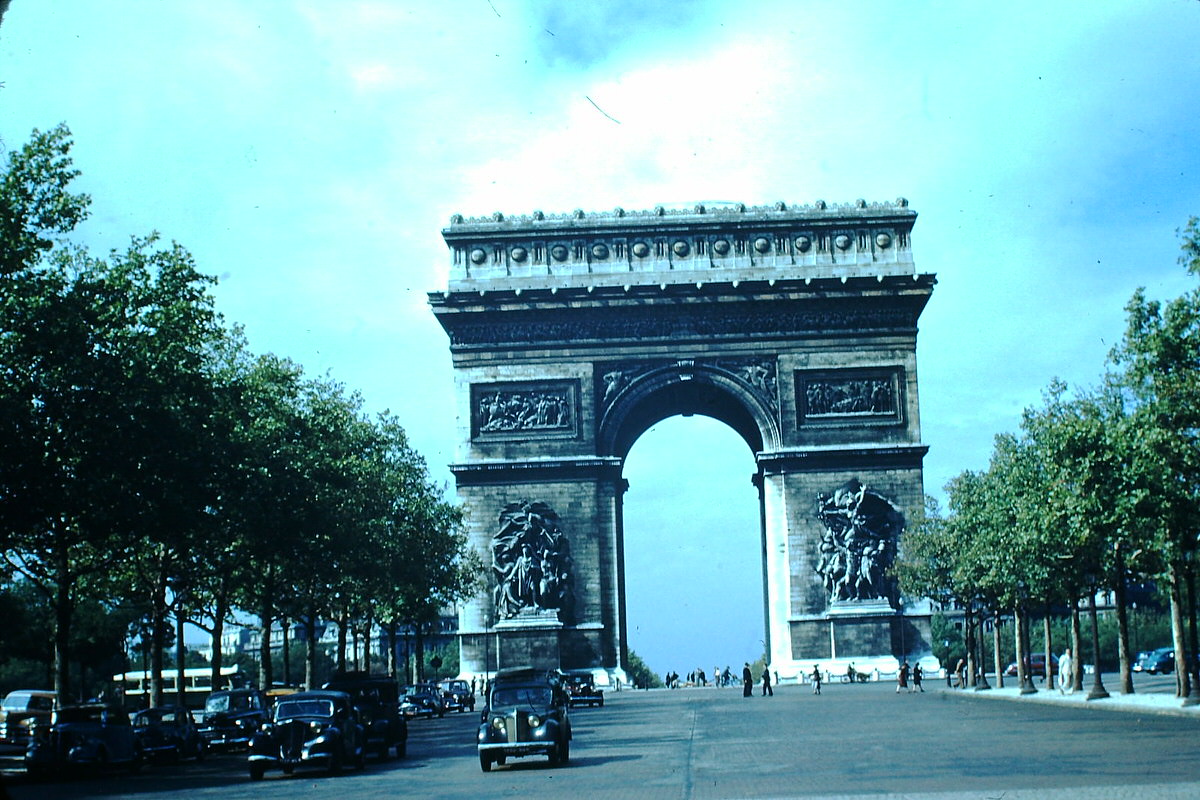 Arch of Triumph- Paris, France, 1953