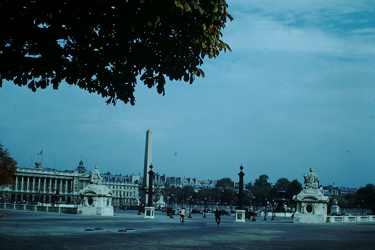 Place de la Concorde- Paris, France, 1953