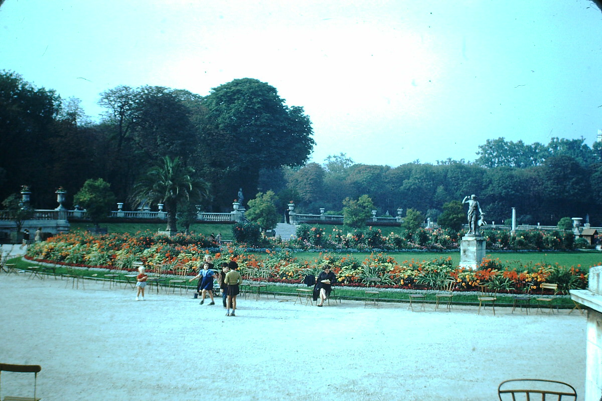 Luxembourg Palace- Paris, France, 1953