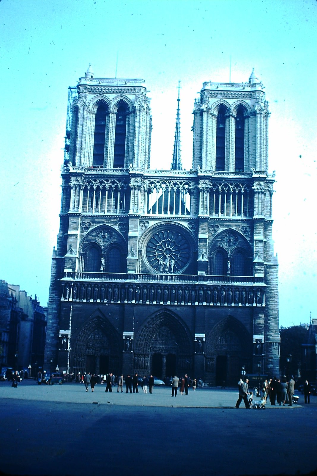 Notre Dame- Paris, France, 1953