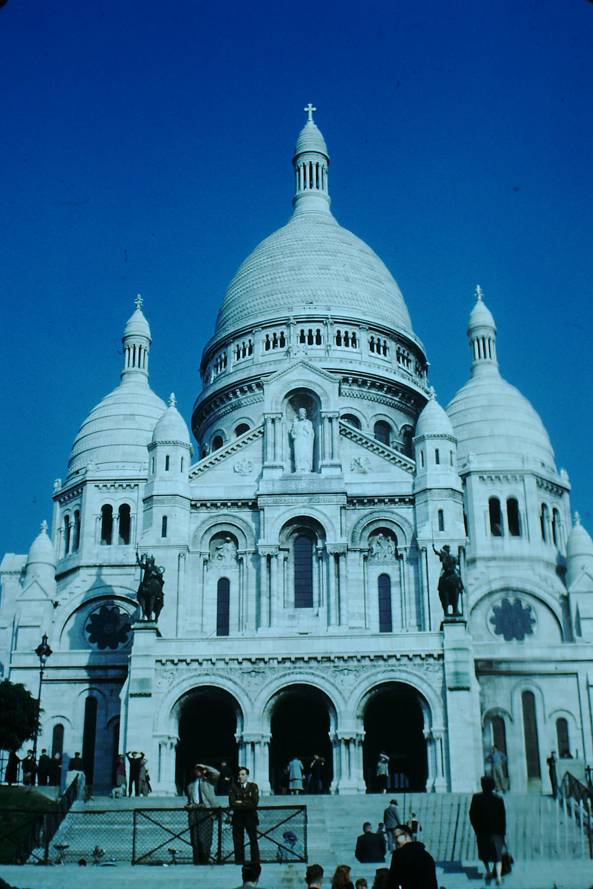 Sacre Coeur on Mont Martre, Paris, France, 1953