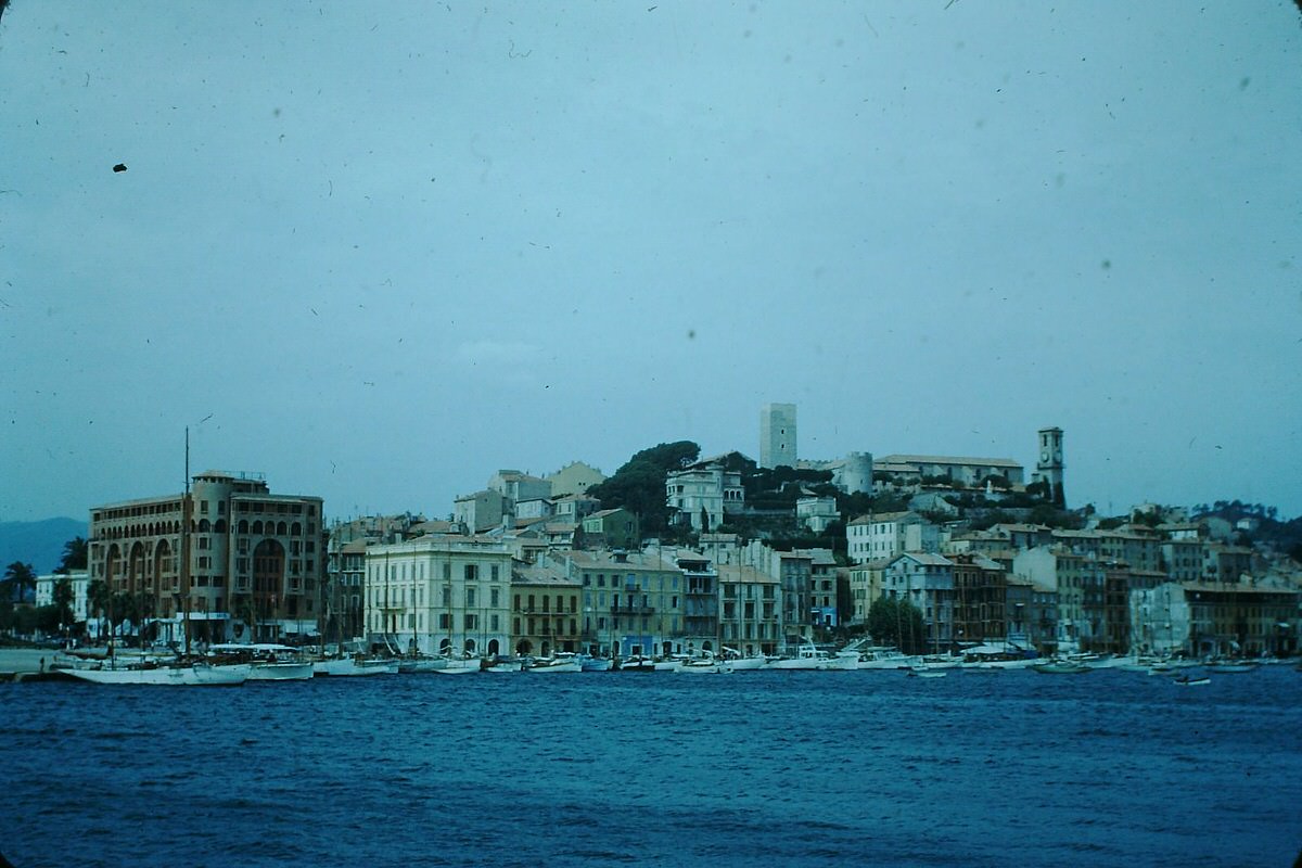 Harbor at Cannes, France, 1953