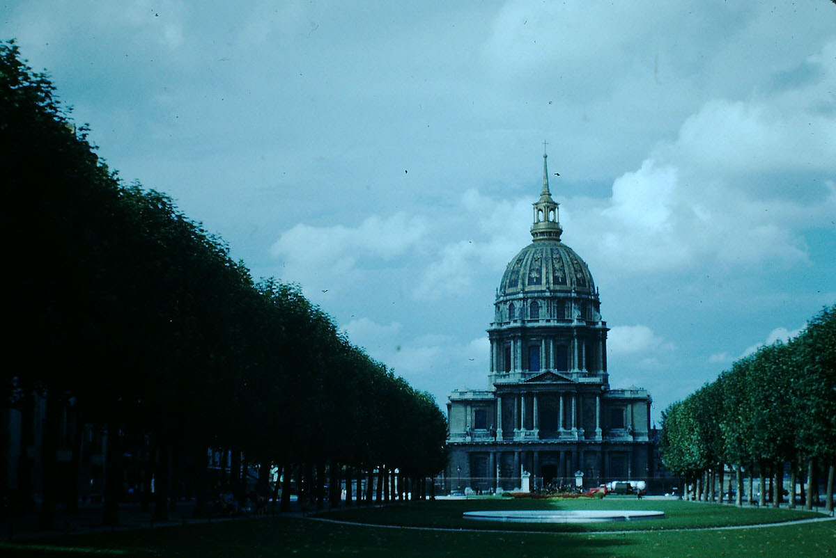 Les Invalides- Napoleons Tomb, Paris, France, 1953