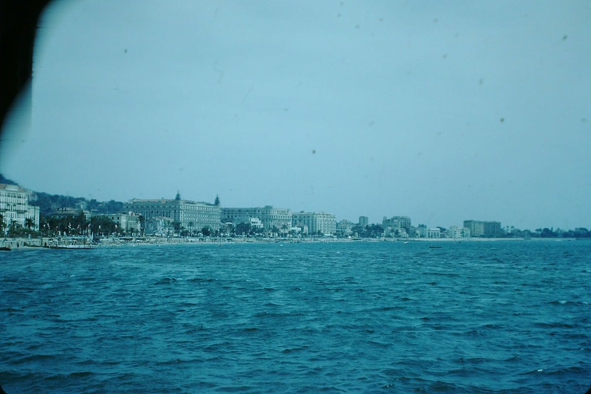 Beach at Cannes, France, 1953