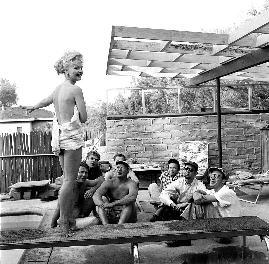 Greta Thyssen dancing, 1956.