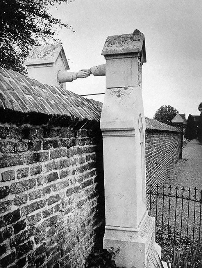 The graves of a catholic woman and her protestant husband, Holland, 1888