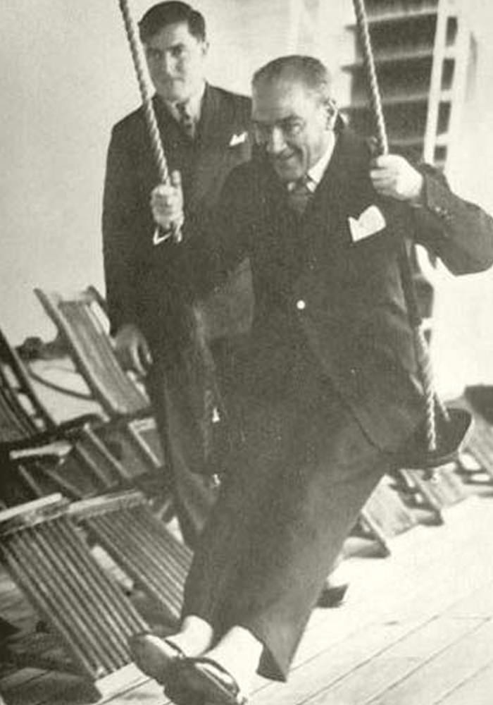 Ataturk on a swing
