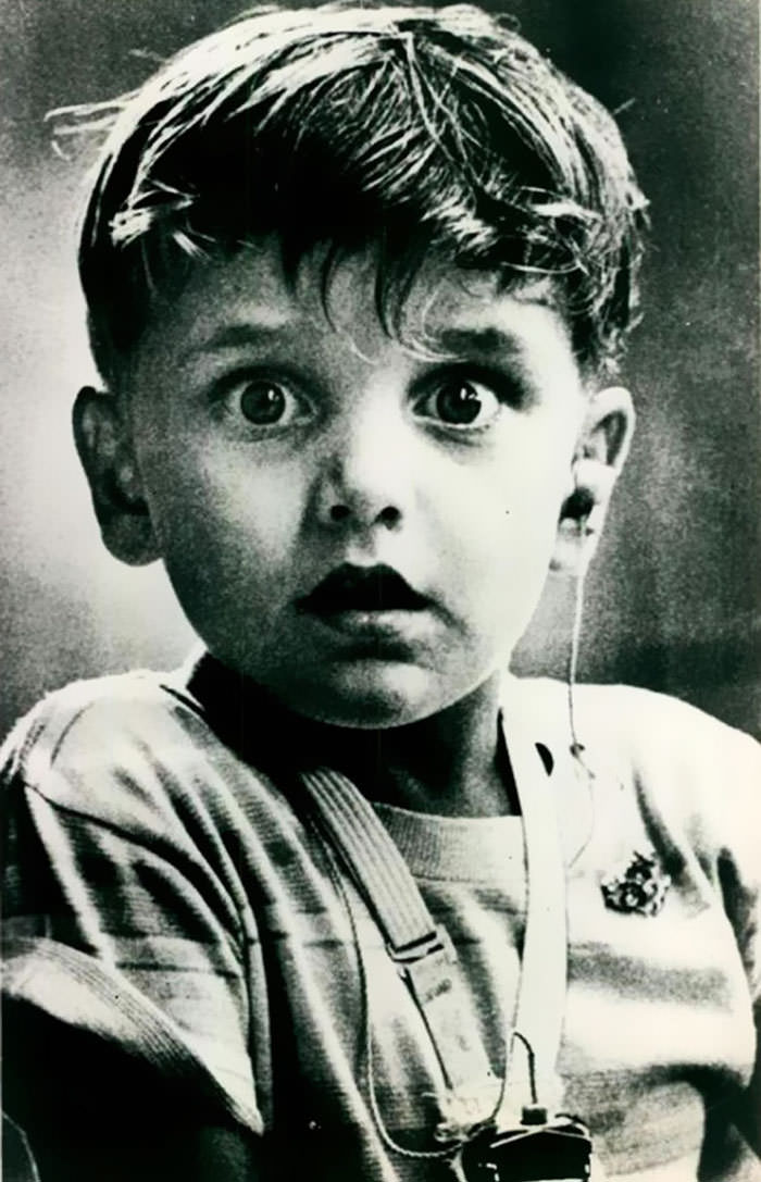 Harold whittles hearing sound for the first time, 1974