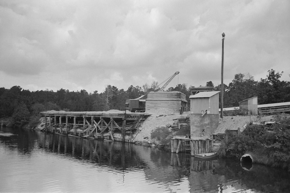 Industrial plant on the banks of the Port of Houston, Houston, 1930s