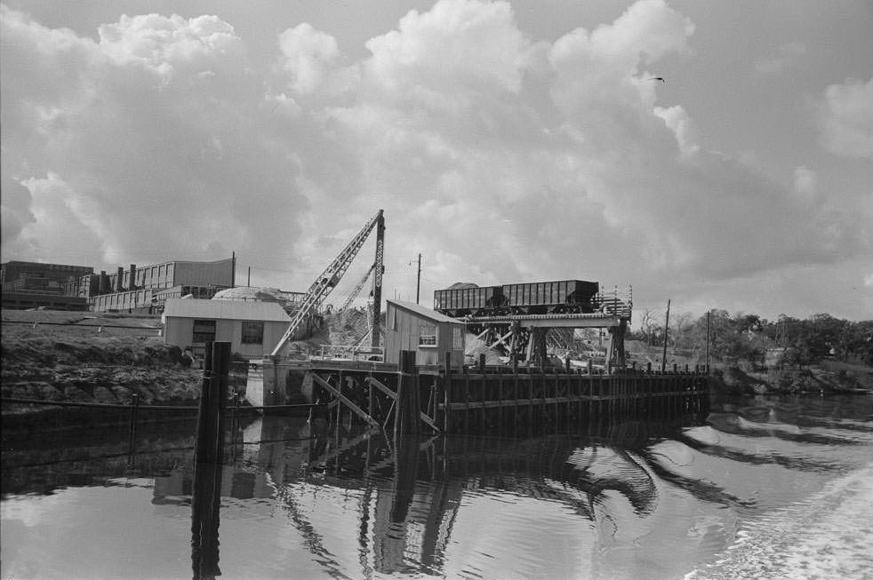 Industrial plant on the banks of the Port of Houston, Houston, , 1930s