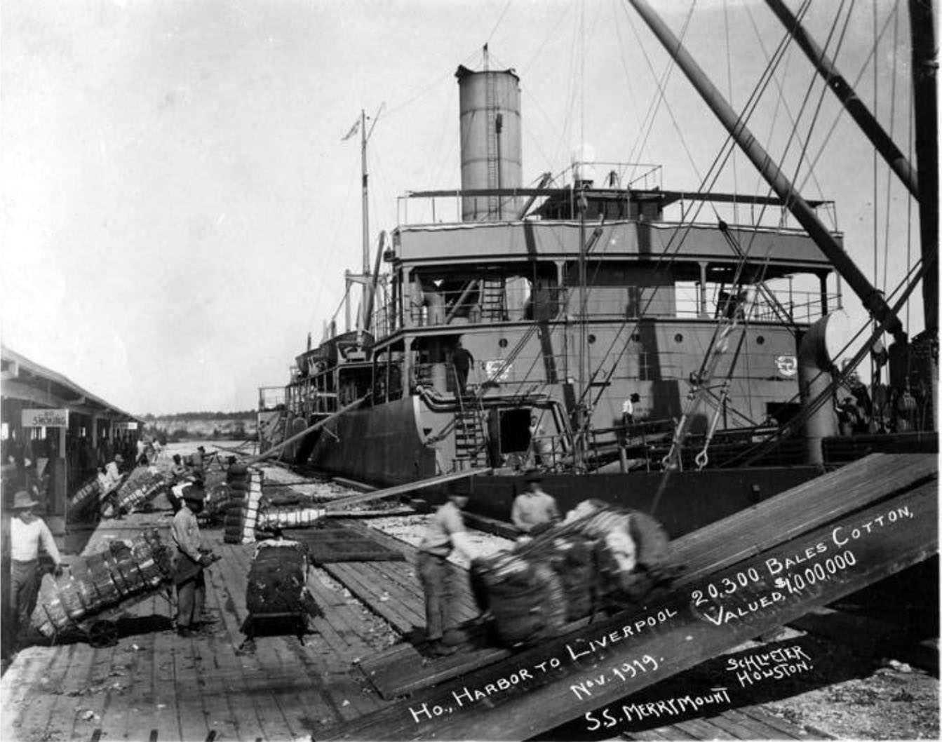 S. S. Merrymount at Houston Harbor
