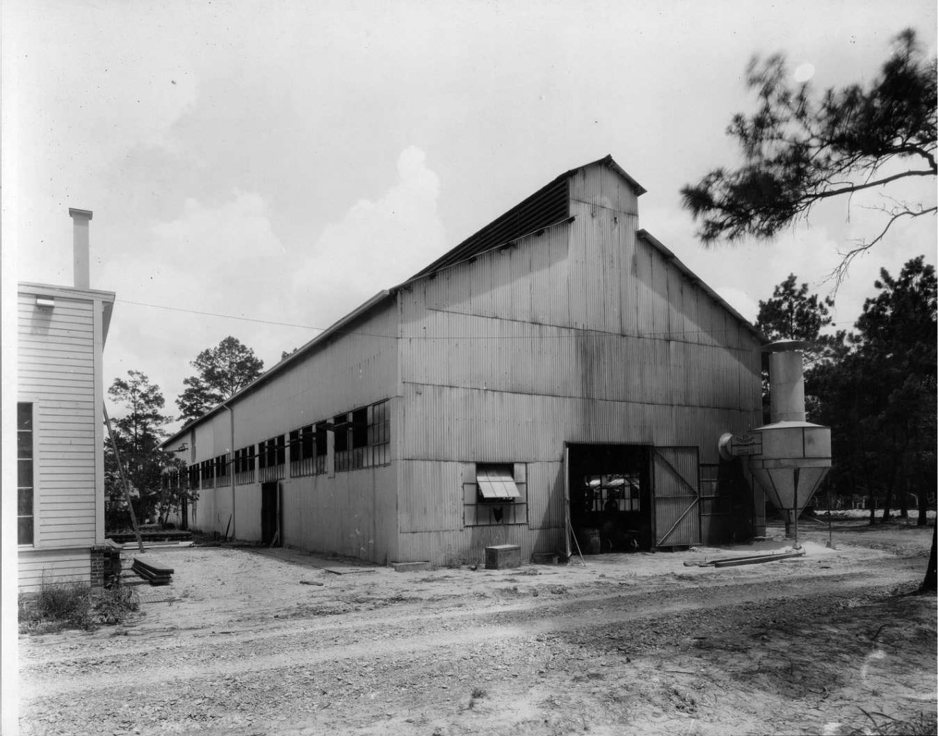 Heat-Treating Building of the Hughes Tool Company, rear view
