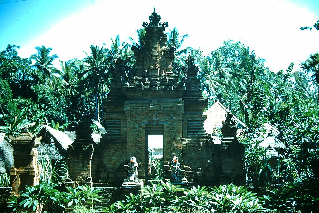 Part of Temple- Bali, Indonesia, 1952