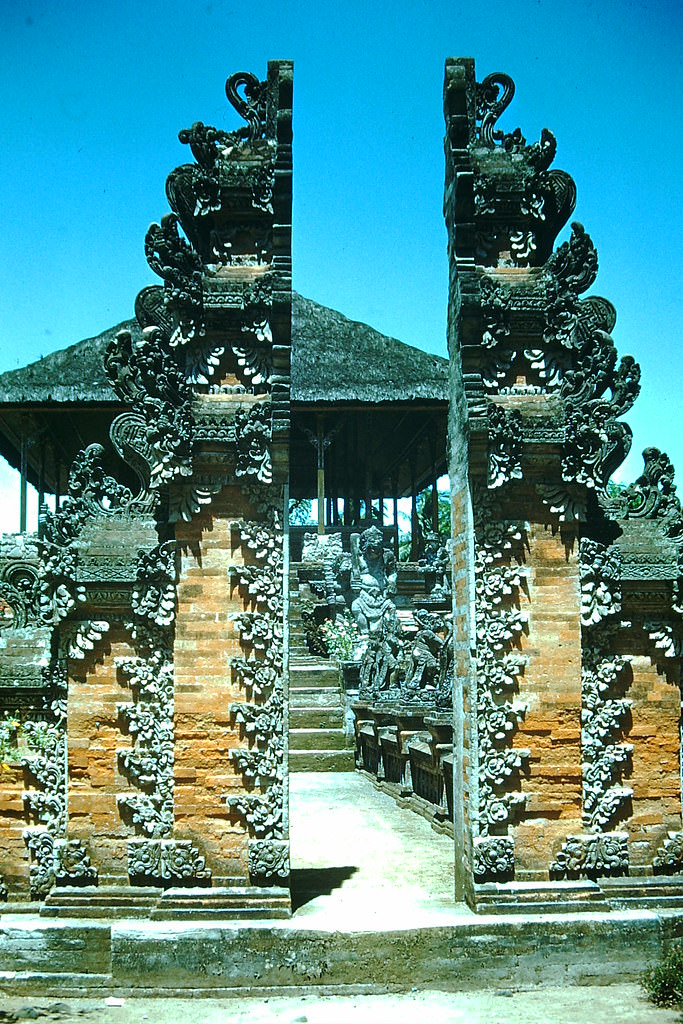 Temple at Klungkung- Bali, Indonesia, 1952