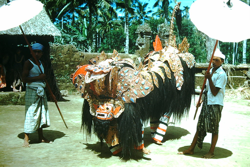 Barong-Si Dance- Bali, Indonesia, 1952