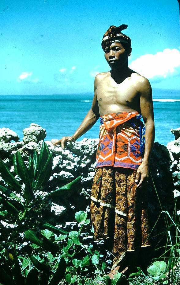 Balinese Man in Sanoeur, Indonesia, 1952