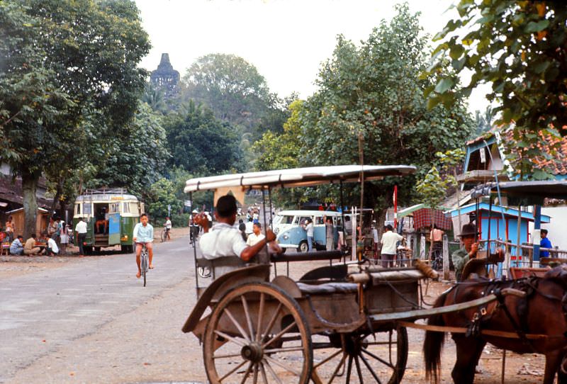 Borobudur, Java, 1970s