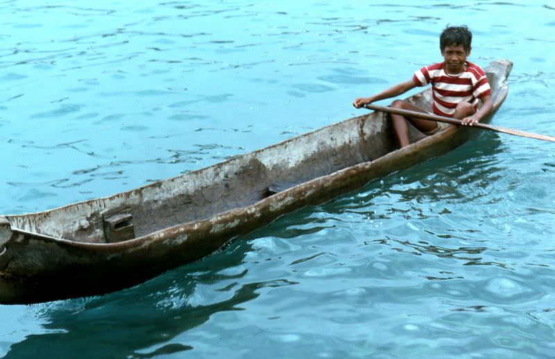 Harbor near Kupang, 1970s