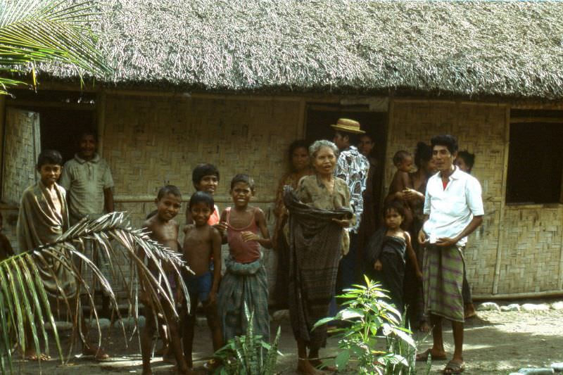 Local people on Flores island, 1970s