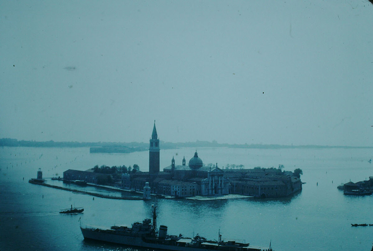 Island Opposite St Mark's- Venice, Italy, 1954.
