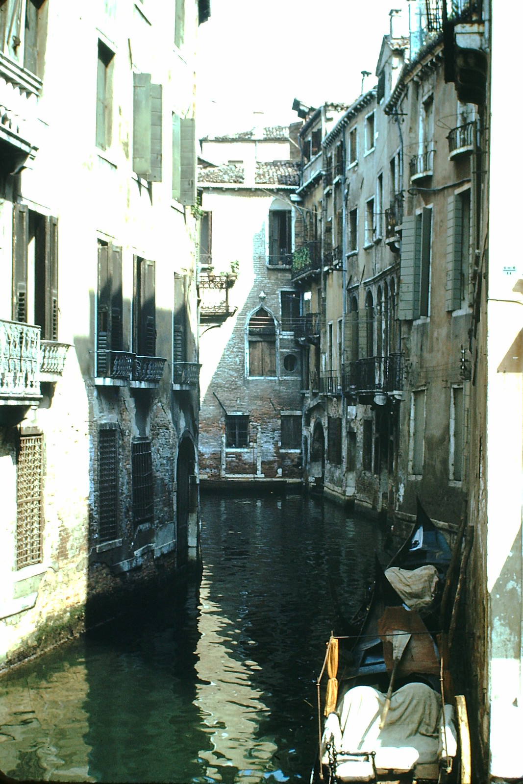 Canal Scene- Venice, Italy, 1954.