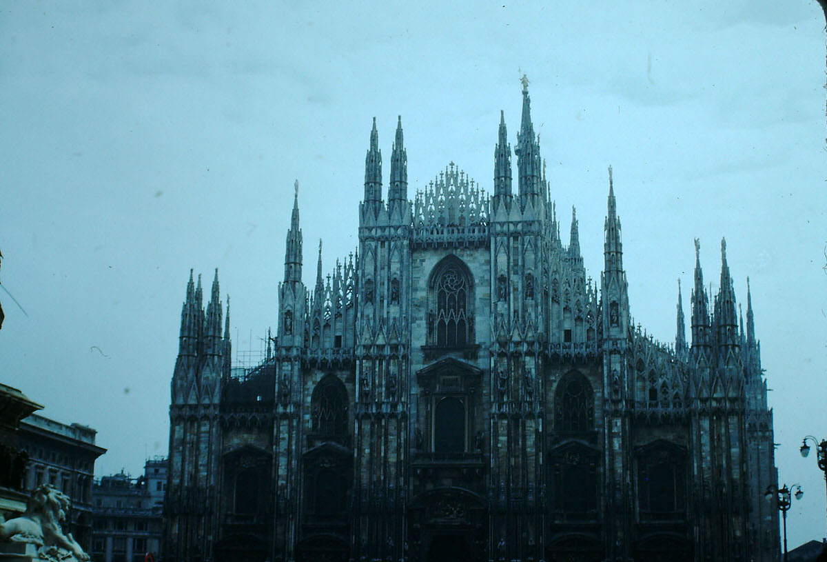 Cathedral Facade, Milan, 1954