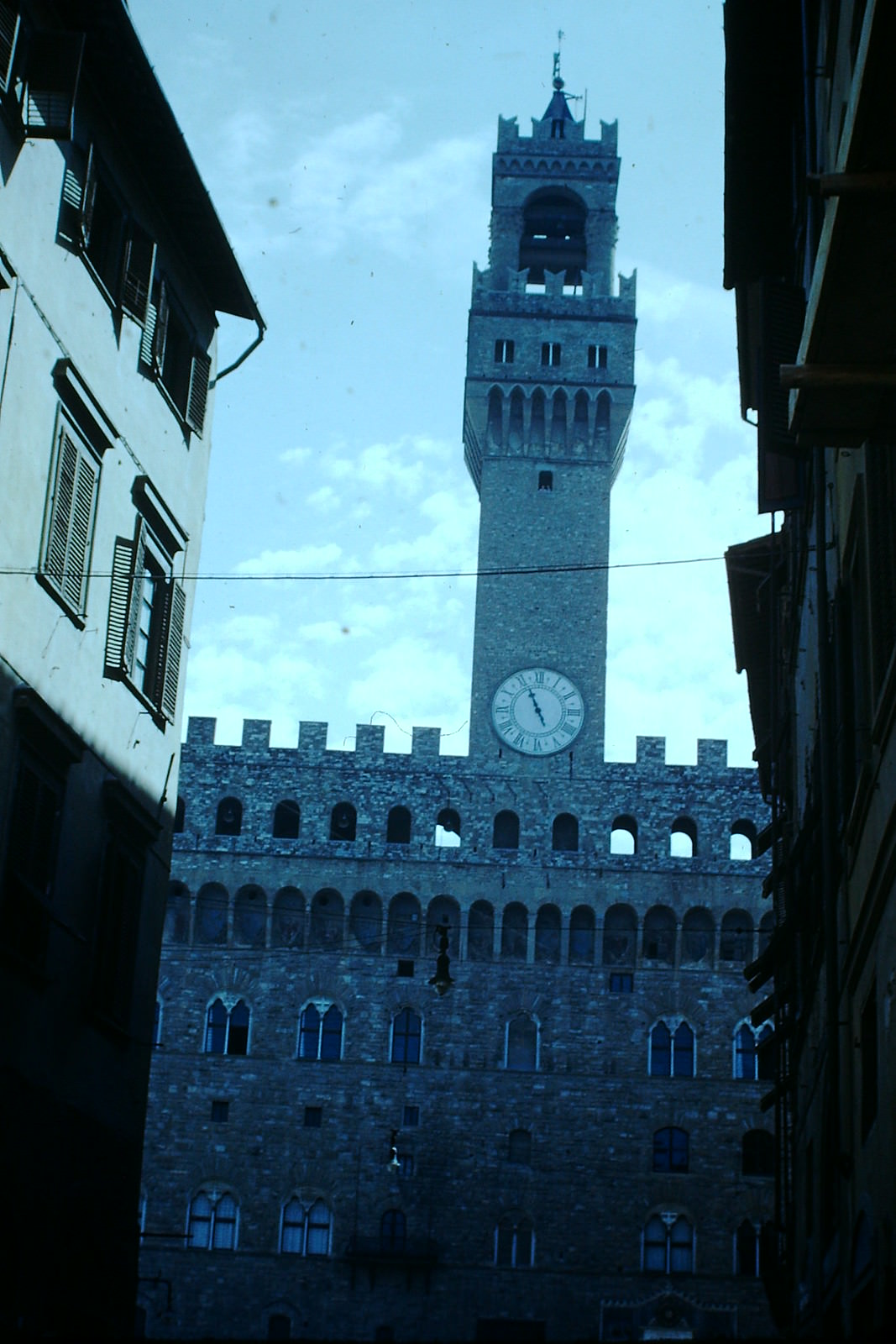 Present City Hall- Florence, Italy, 1954.