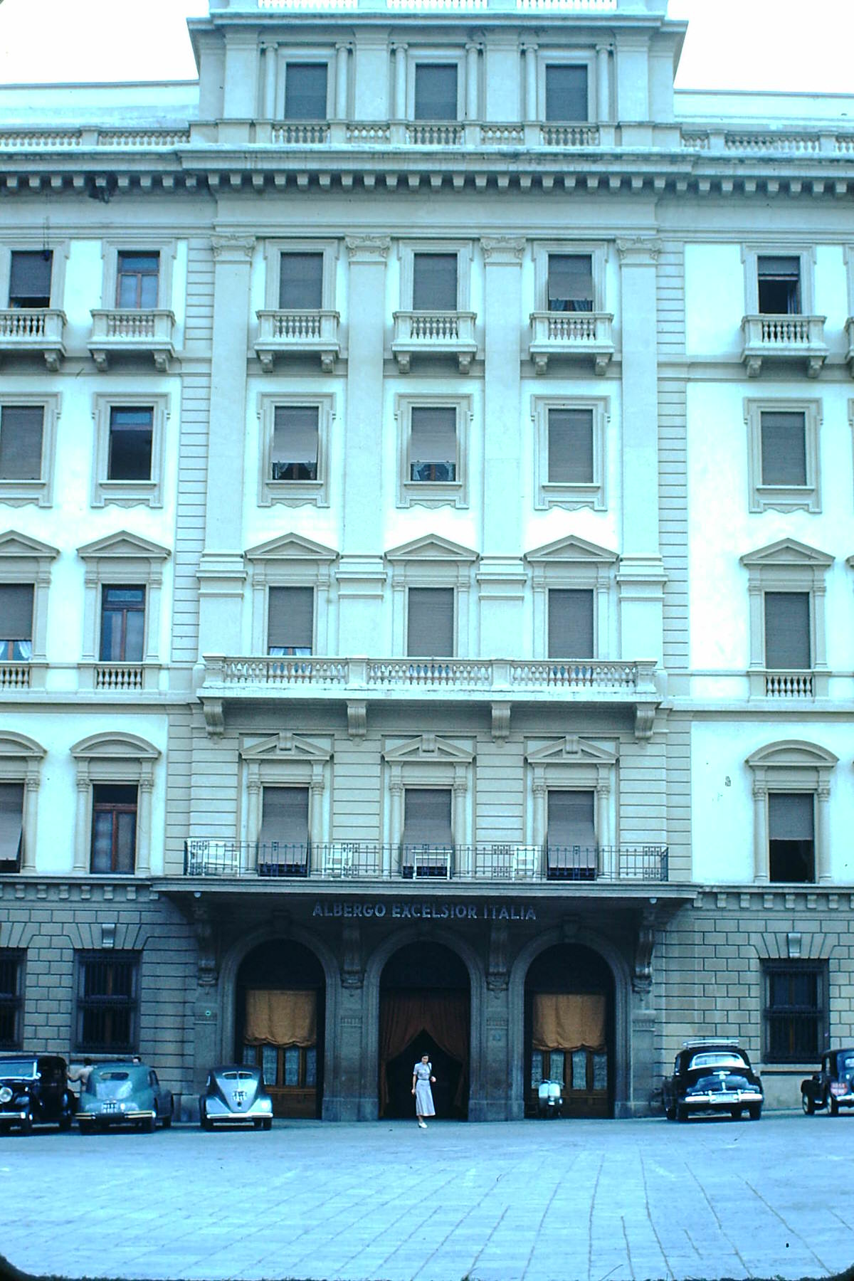 Hotel Excelsior- Florence, Italy, 1954.