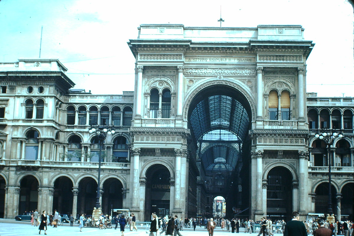 Business Arcade, Milan, Italy, 1954.