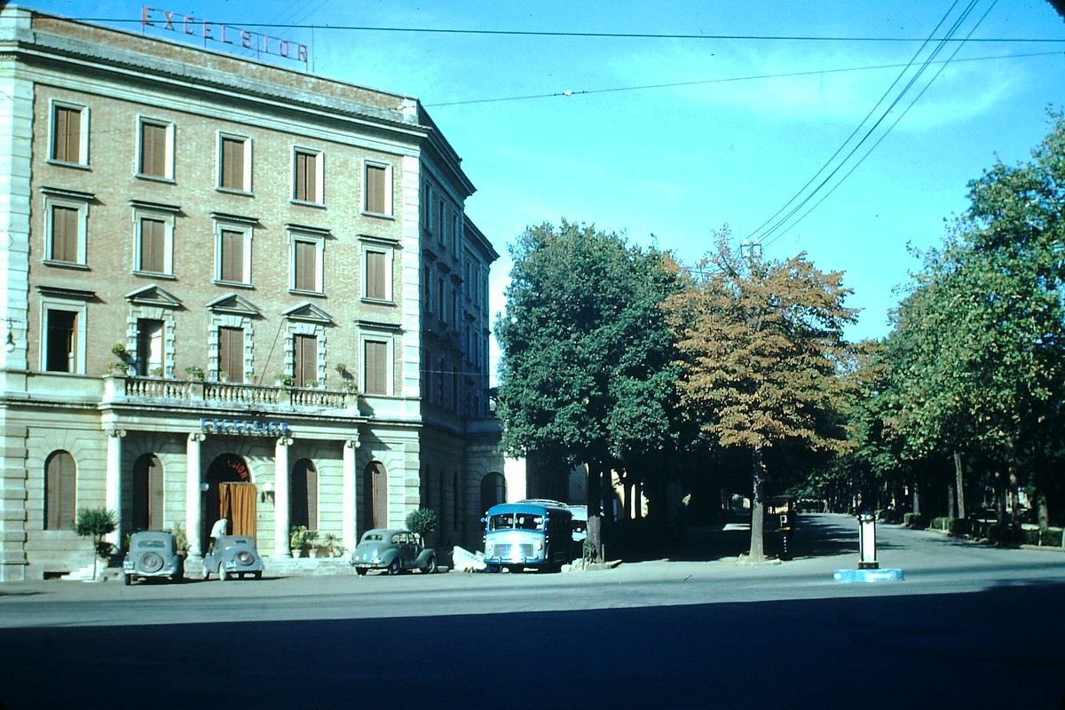 Excelsior Hotel- Siena, Italy, 1954.