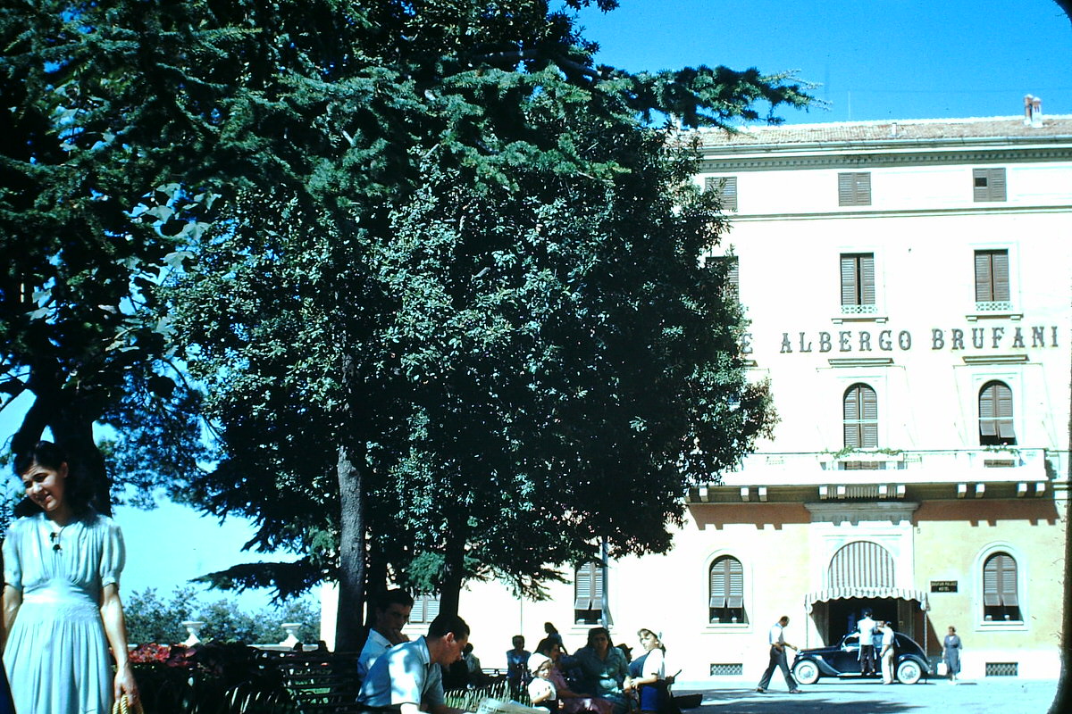 Hotel Brufani- Perugia, Italy, 1954.